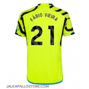 Arsenal Fabio Vieira #21 Vieraspaita 2023-24 Lyhythihainen